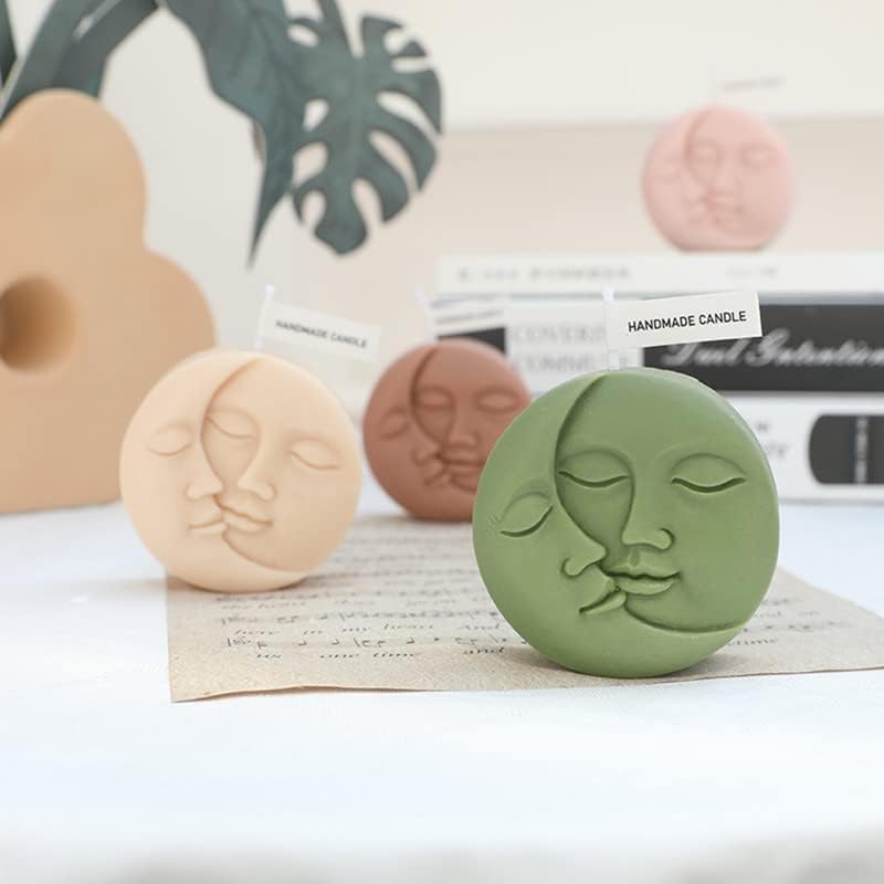 Miniatura 3 de Moldes de vela Molde de silicona para hacer velas, moldes 3D de bricolaje para cera de soja, cera de abejas, vela perfumada, regalos del día de San