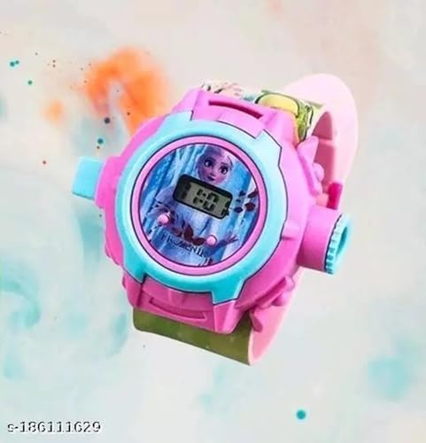 Image of Acnos Brand- Digital 24 Images Projector 7 Character Watch for Kids Boys Rubber Material Watch Diwali Gift Birthday Return Gift Best Digital Toy Watch for Boy's Girl's