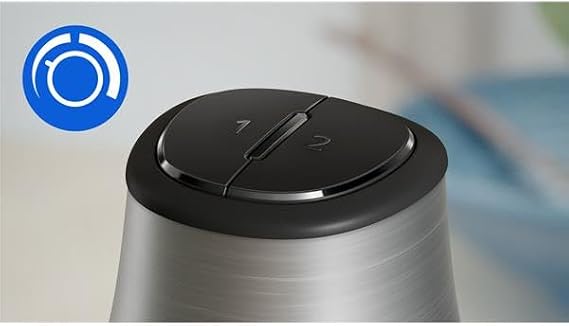 Philips HR1503/00 3000 Serisi Cam Hazneli Doğrayıcı, 500W, Metalik Gri