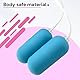 2 Vibro Ei mit 20 Modi Leiser Mini Vibrator mit Kabelsteuerung für Frauen Starke Vibration & Diskreter Genuss überall Blau Bullet-vibratoren & vibrationseier leise egg kugel FOPS M14-2