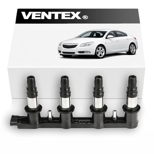 VENTEX® Ignition Coil Pack VXS1702 Compatible with Vauxhall Insignia 1.8 Astra 1.6 Turbo 7-Pin