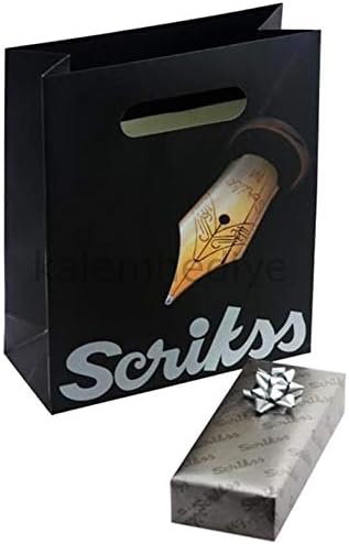 Scrikss 17 Ikili Kalem Masa Takımı Siyah Dolma Kalemtükenmez Kalem