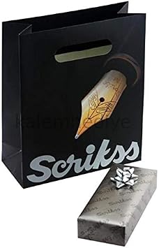 Scrikss 17 Ikili Kalem Masa Takımı Siyah Dolma Kalemtükenmez Kalem