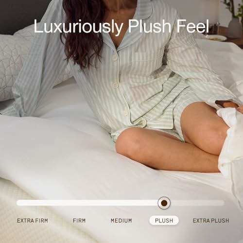 Image of Coop Home Goods Essence Down Alternative Mattress Topper King, Plush 2-Inch Gusset and Baffle Box Design for Even Support and Comfort, Premium Bed Topper for Pressure Relief, Oeko-TEX Certified