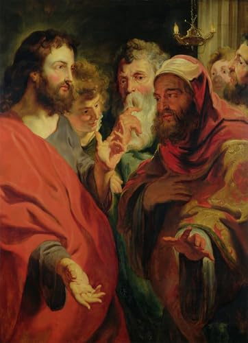 Affiches d'Art Le Christ instruisant Nicodème pour Salon chic
