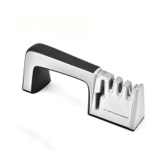 4-in-1 4 stage Knife Sharpener Original Premium Polish Blades Best Kitchen Knife Sharpener Really Works for Ceramic and