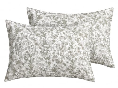 Image of Trance Home Linen 180 TC 100% Cotton Printed Pillow Covers | Pillow Cases | Set of 2 Piece Pillow Covers only |Standard Size (18 X 28 inch, Royal Brown)