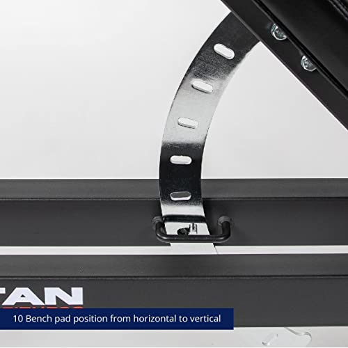 Titan Fitness Max Adjustable FID Bench 70 Custom Positions