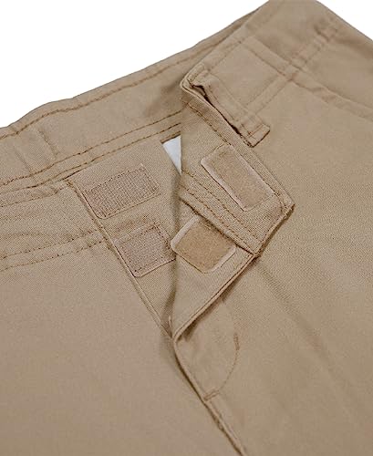 IZOD Boys' School Uniform Adaptive Chino Pants, Adjustable Waistband, Velcro Closure & Faux Buttons3