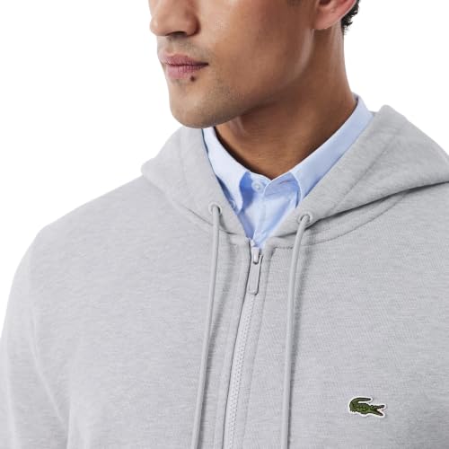 Image of Lacoste Men's Classic Fit Zipped Fleece Sweatshirt
