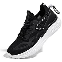 LUCKY STEP Womens Slip On Walking Shoes Mesh Tennis Workout Comfortable Lightweight Athletic Gym Trainers Stylish Breathable Fashion Sneakers