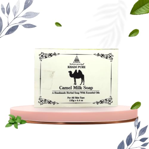 Image of Khadi Pure Herbal Camel Milk Soap, 125 g