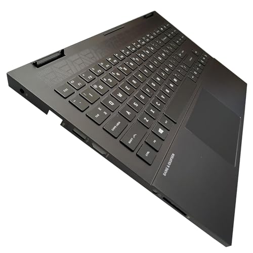 wzqrps Replacement for HP OMEN 15-EK 15-EN 15Z-EN100 Laptop Upper Case Palmrest RGB Backlit Keyboard Touchpad Assembly Part M00667-001 Black by wzqrps - Used condition - Image 3
