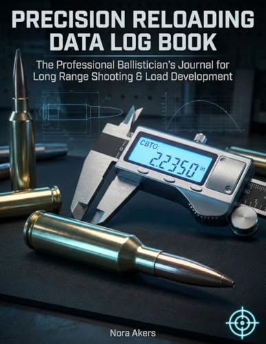 Precision Reloading Data Log Book: The Professional Ballistician's Journal for Long Range Shooting & Load Development: Detailed 8.5