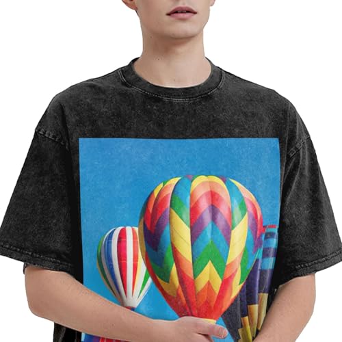 T-shirt ample homme en coton pour masquer les formes avec style rétro vintage - 3