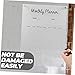 ARTIBETTER Acrylic Weekly Plan Erasable Message Board Dry Erase Memo Board for Office and Home 16x12 Inch Markers for Students and Organizing Tasks