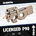 Evike Airsoft - FN Herstal Licensed P90® Full Size Metal Gearbox AEG Airsoft (Color: Dark Earth/Gun Only)