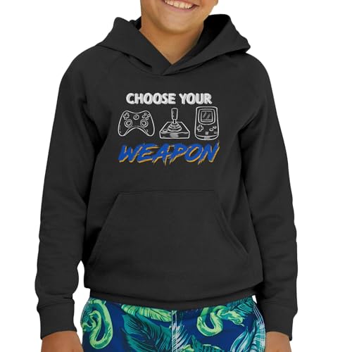 Sweat à capuche enfant retro gaming au style arcade unique