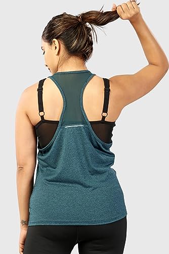 Image of Bold Melange Women's Comfort Fit Activewear Sports and Gym Tank Top