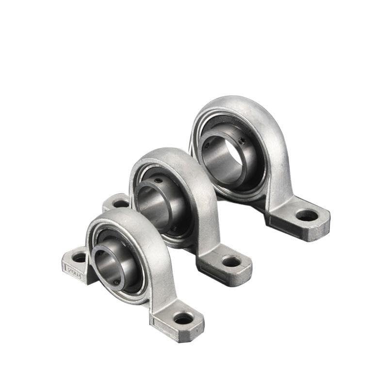 4 Rodamientos KP autoalineables con soporte de zinc para ejes 8-35 mm