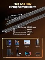 UPERFECT 24.5” 500Hz QLED Portable Monitor Gaming 0.1 ms 125% sRGB 2000:1 – Ansicht 9
