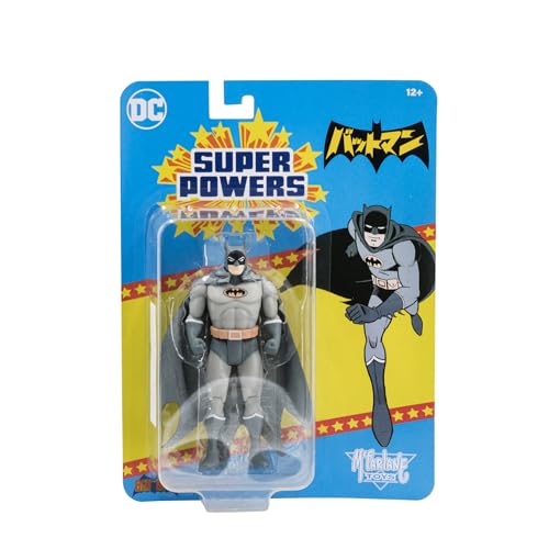 McFarlane Toys DC Super Powers Batman Manga 4.5 Inch collectible Action Figure with Articulated Joints – Ideal for Batman Fans, Collectors and DC Comics enthusiasts