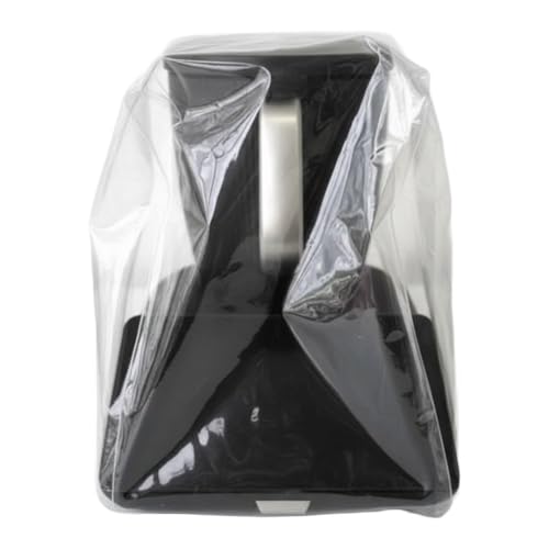 Lecreatekit Funda protectora transparente de TPU para Thermomix TM7 para tm6 para tm5, resistente al aceite y al humo, 32 x 24 x 38 cm, protector transparente para electrodomésticos de cocina