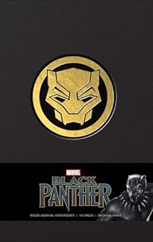 Hardcover Marvel's Black Panther Hardcover Ruled Journal Book