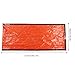 oceanside Survival Blanket, Waterproof Foldable Emergency Thermal Blanket for Outdoor Camping Hiking 2 Colors 2 Sizes(6.89 * 2.95 ft-Orange)