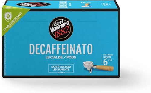 Caffé Vergnano 1882 Bolsitas Café Descafeinado - 1 packs x 18 bolsitas