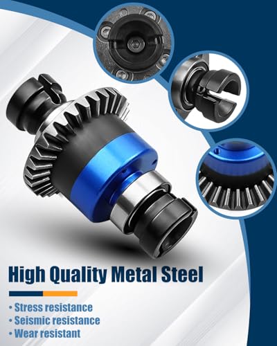 Image of Assembled Differential 30T 0.8Mod V2 Fit for 1 /18 ARRMA GROM Typhon Granite GROM Mini Mojave GROM 2S, 2PACK Blue