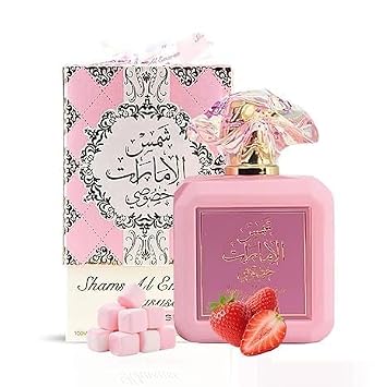 Pink Blush Marshmallow Scent Eau De Parfum for Women,Long-Lasting Fragrance in Elegant Pink BottlePerfect Day to Night Scent, Romantic & Sweet Floral Gourmand Fragrance3.4fl.oz/100ml