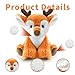 Hideekoog Sika Deer Stuffed Animal Toys, 8.5 Inch Soft and Cuddly Fawn Plush Animals Toy, Cute and Realistic Stuffed Animals Gifts for Boys and Girls Soft Toy for Kids
