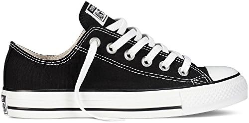 Converse M9166: Chuck Taylor All Star Unisex Ox Low Top Black Sneakers, Natural White, 11.5 Women/9.5 Men | Image 3
