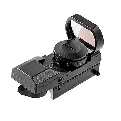 Rub1Zr0 Red Green Dot Reflex Sight Scope Adjustable Reticle With 20Mm Rail Mount #TOP6
