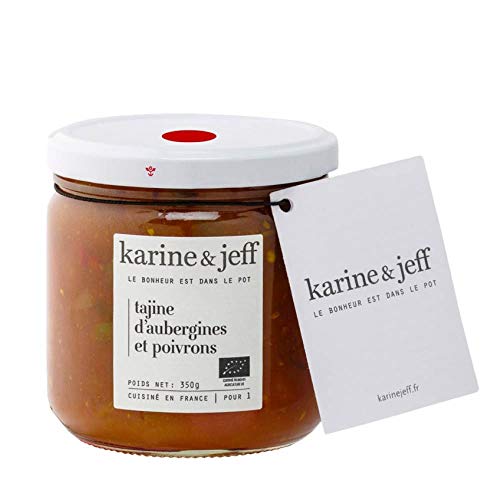 KARINE&JEFF Tajine d'Aubergine & Poivrons 350G Bio -