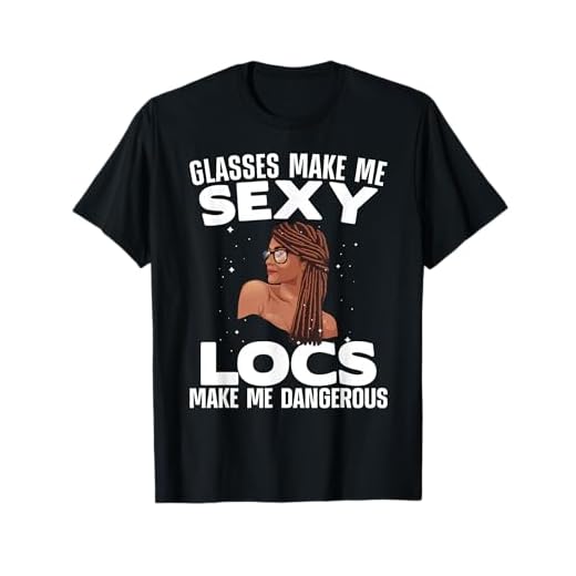 Cute Locs Art For Black Women Girls Afro Hairstyle Locd Hair T-Shirt
