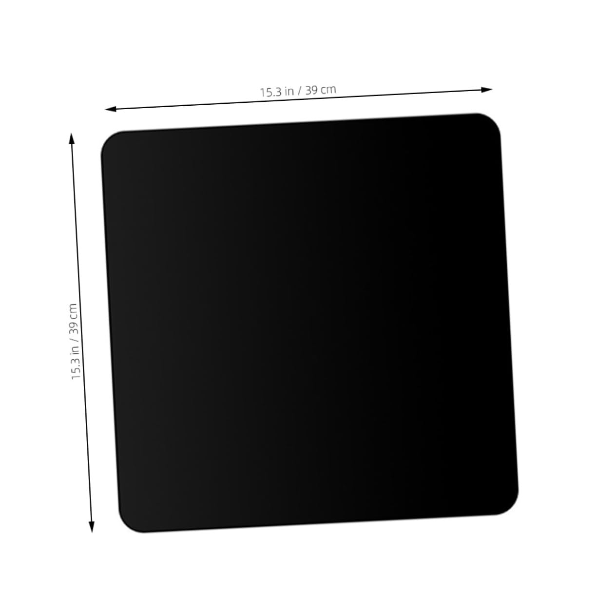 KOMBIUDA Sfondo Fotografico Nero Riflettente in Acrilico Pannello Per Sfondo Strumento Fotografico Per Fotografia Prodotti e Piccoli Oggetti Pulire Conservare