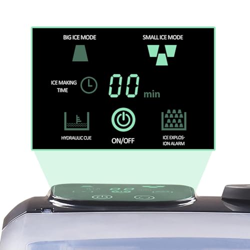 Máquina para hacer cubitos de hielo portátil 18kg/día miniatura 7