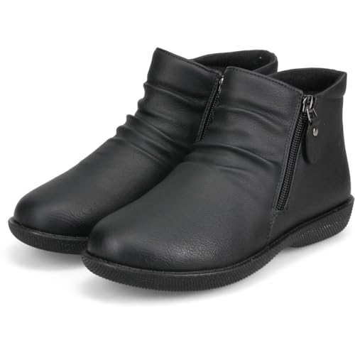 [Zu] RtH[gV[Y fB[X 4e L C u[c V[g t@Xi[ ₷ ₷ O 163 BLACK(ubN) 23.0cm