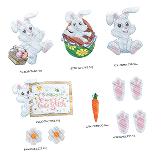 Pegatinas magnéticas para coche decorativas en escaparates de Pascua 6
