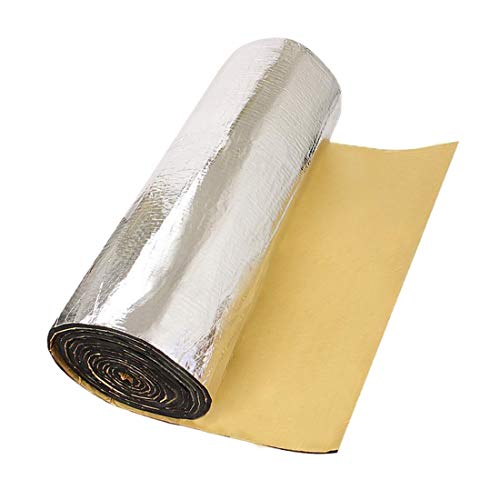 uxcell 394mil 32.29sqft Car Auto Firewall Heat Sound Deadener Insulation Mat 118" x