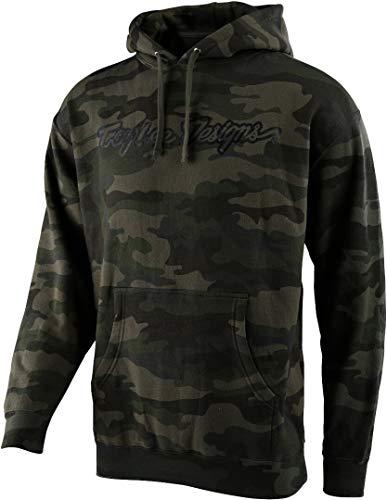 Troy Lee Designs Signature Hoody (MEDIUM) (FOREST CAMO)