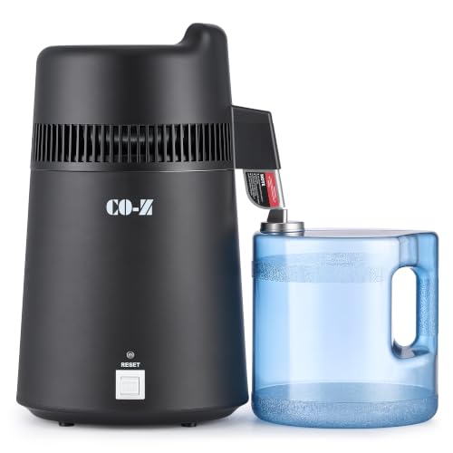 CO-Z 1.6 Gal Water Distiller 6L Countertop Water Distilling Machine 304 SS