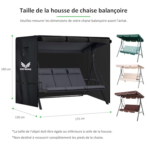 Housse protection pour balancelle haut de gamme résistante intempéries - 3