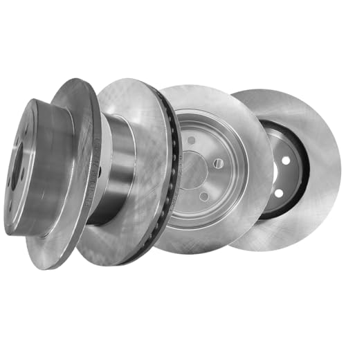 PM Auto Set of 4 Front-Rear Brake Disc Rotors For 2003-2007 Jeep Liberty 5 Stud Wheel