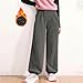 Children Boy Girl Slimming Tunics Velvet Pants for Kid Sport Gym Brunch Running Going Out Thermal Fuzzy Elastic Waist Plain Long Cuff Leg Fall Winter Pants 2026 7 Years