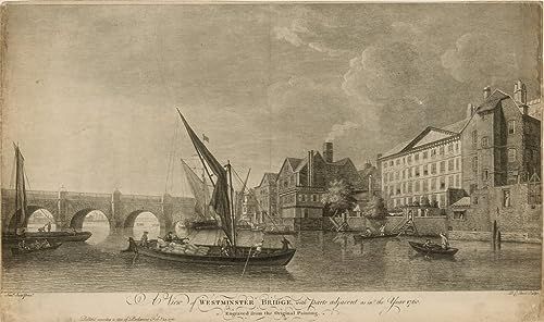 Poster Westminster 50 x 70 cm sur toile haut de gamme SERENDIPITP