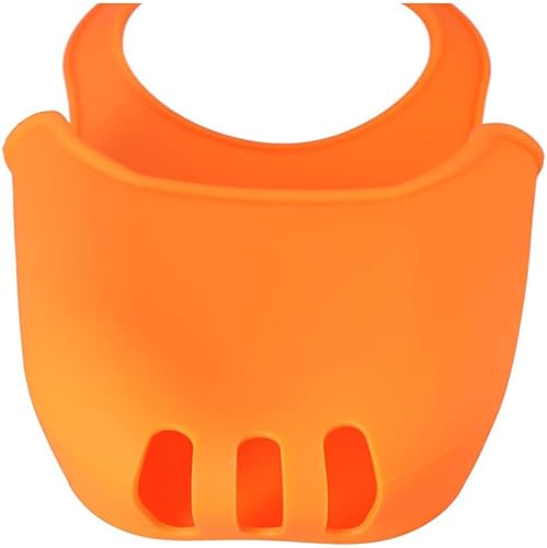 Miniatura 5 de Soporte de esponja colgante para fregadero, estante de almacenamiento de silicona para fregadero, organizador de bolsas de drenaje de esponja de