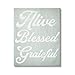 Stupell Industries Alive Blessed Grateful Vintage Tree Pattern Phrase Canvas Wall Art, Design By Daphne Polselli